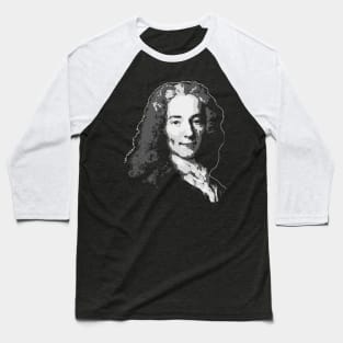 Voltaire Black and White Baseball T-Shirt